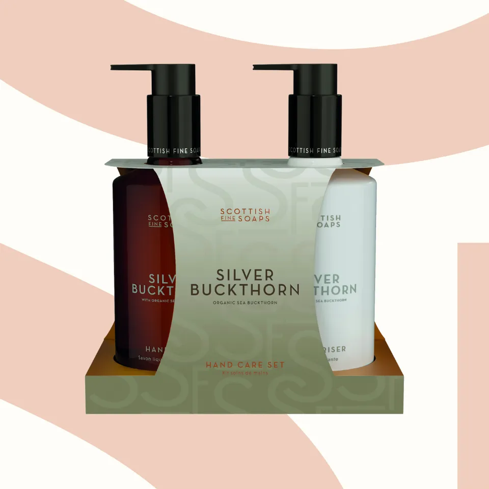 Scottish Fine Soaps Silver Buckthorn zestaw do rąk 2x300 ml korzenny