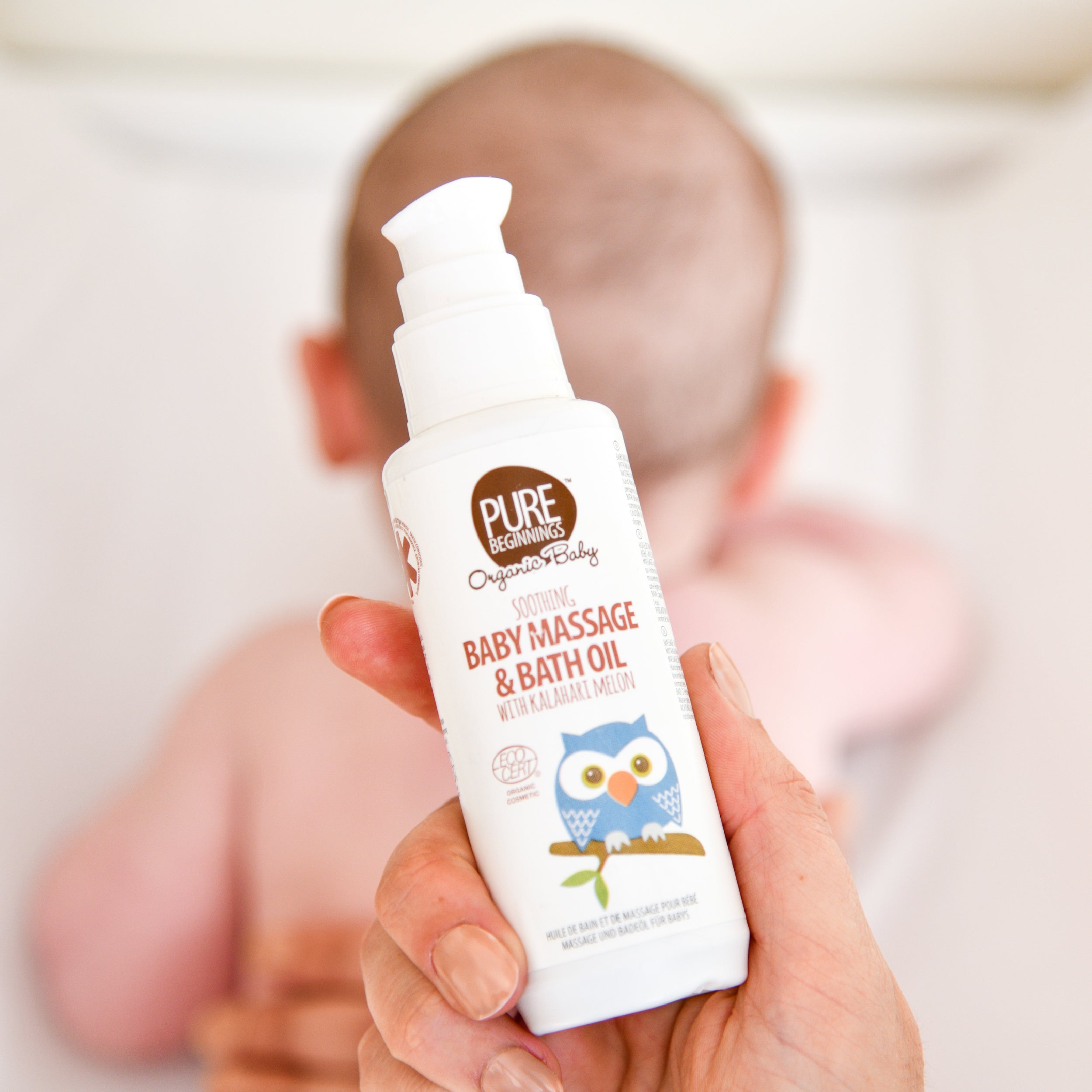 Pure Beginnings Baby olejek do kąpieli 100 ml do masażu