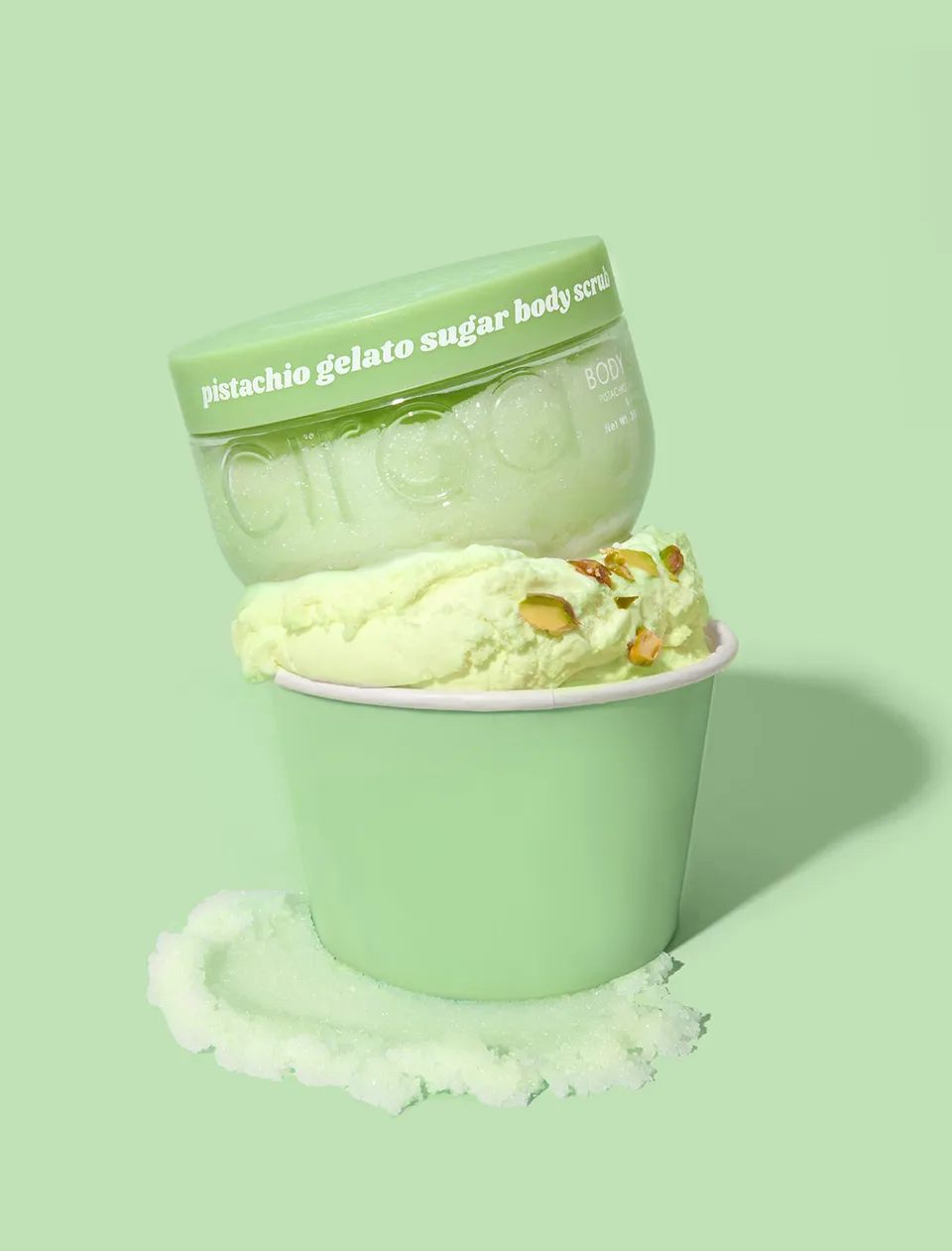 Ciroa Pistachio Gelato Peeling do ciała mini pistacja