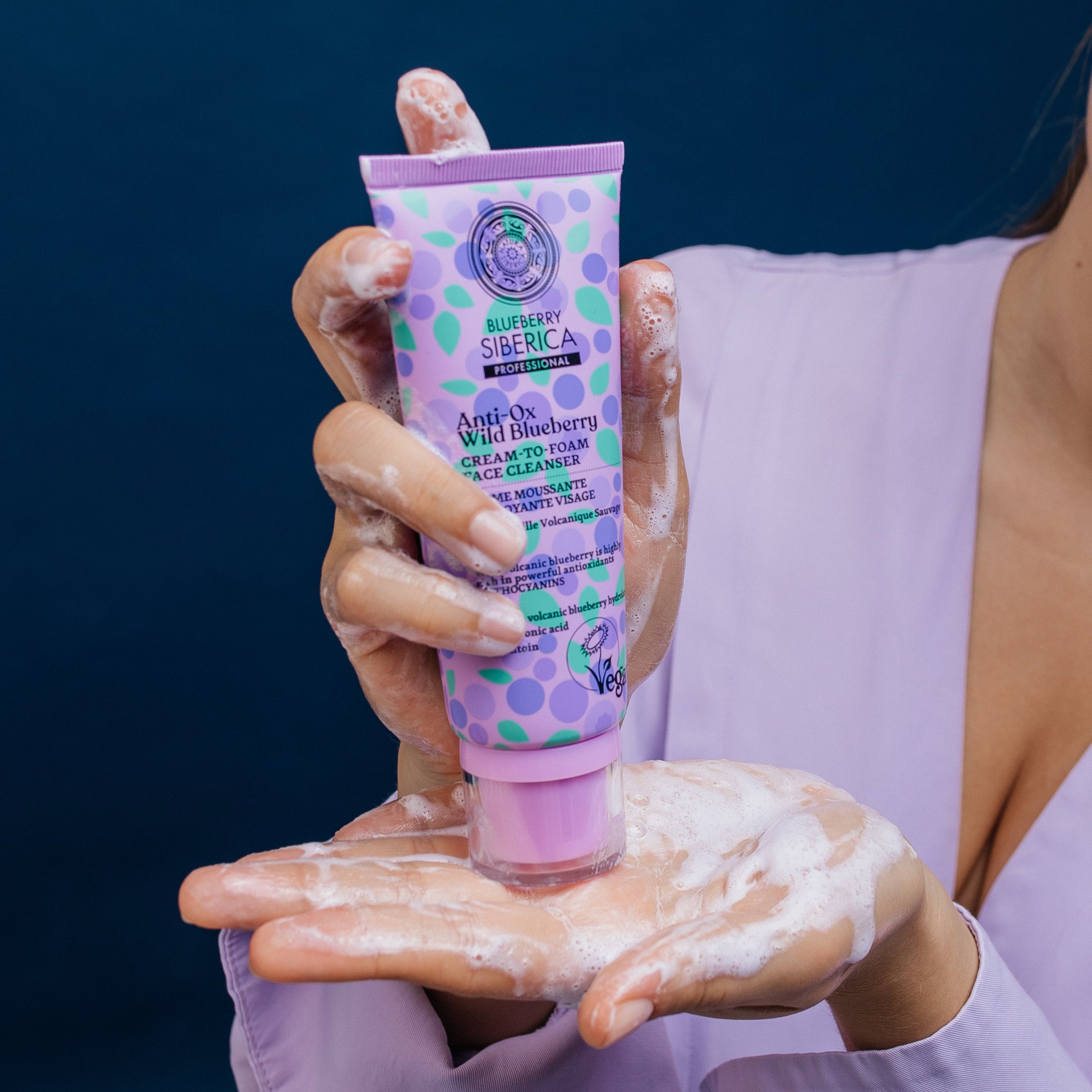 Taiga Siberica Cream-To-Foam pianka do twarzy kremowa oczyszczająca