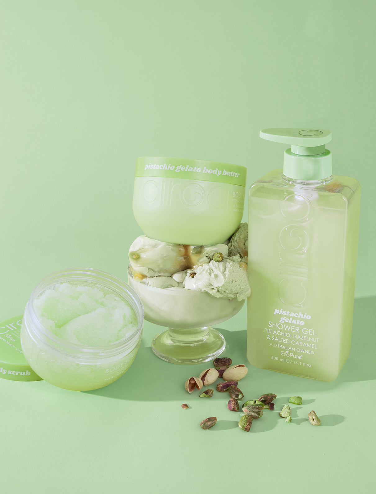 Ciroa Pistachio Gelato masło do ciała pistacja 265g