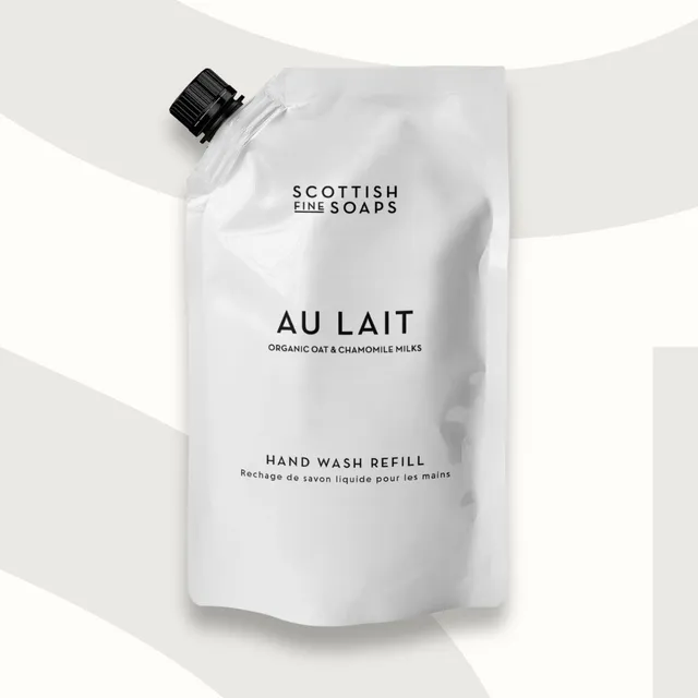 Scottish Fine Soaps Au Lait mydło do rąk zapas 1,2 l owsiane
