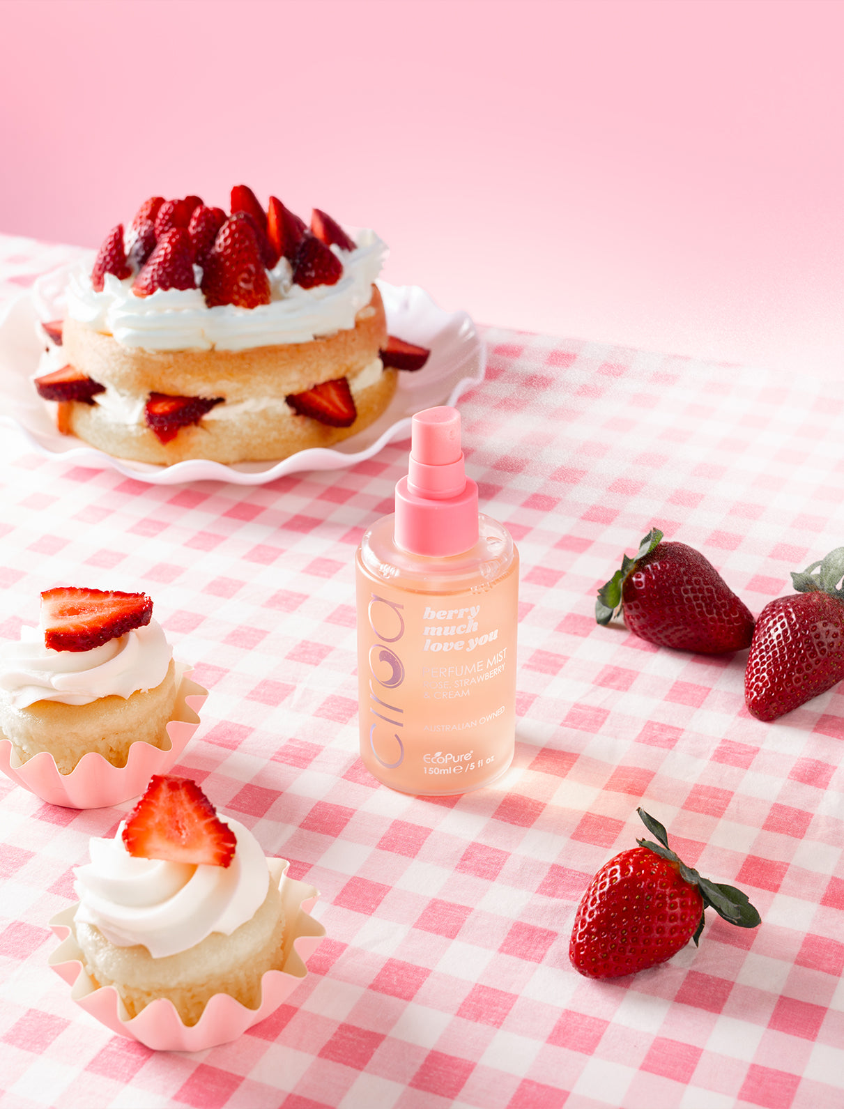 Ciroa Berry Much Love You mgiełka do ciała 150 ml truskawka