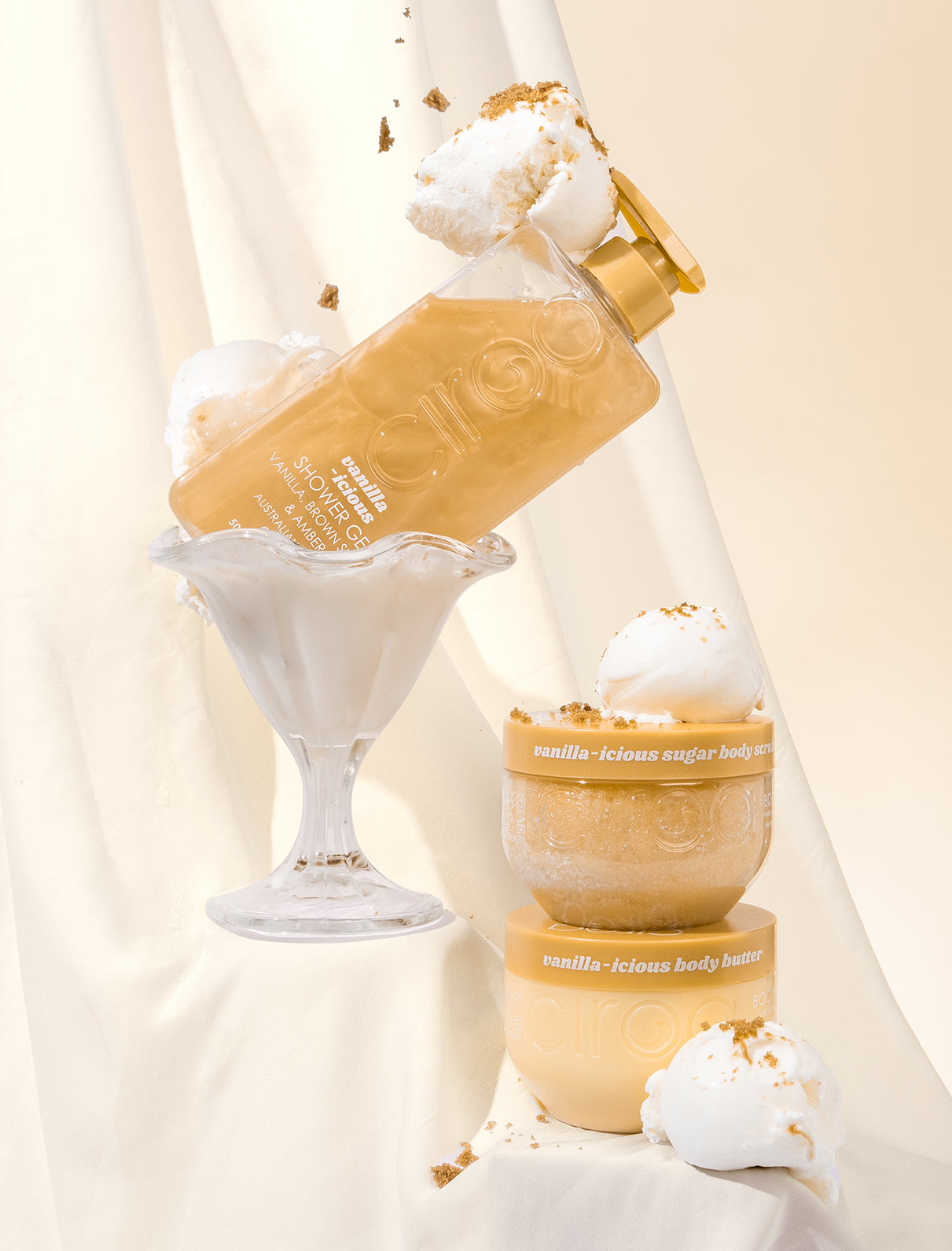 Ciroa Vanilla-icious masło do ciała 265g wanilia i bursztyn
