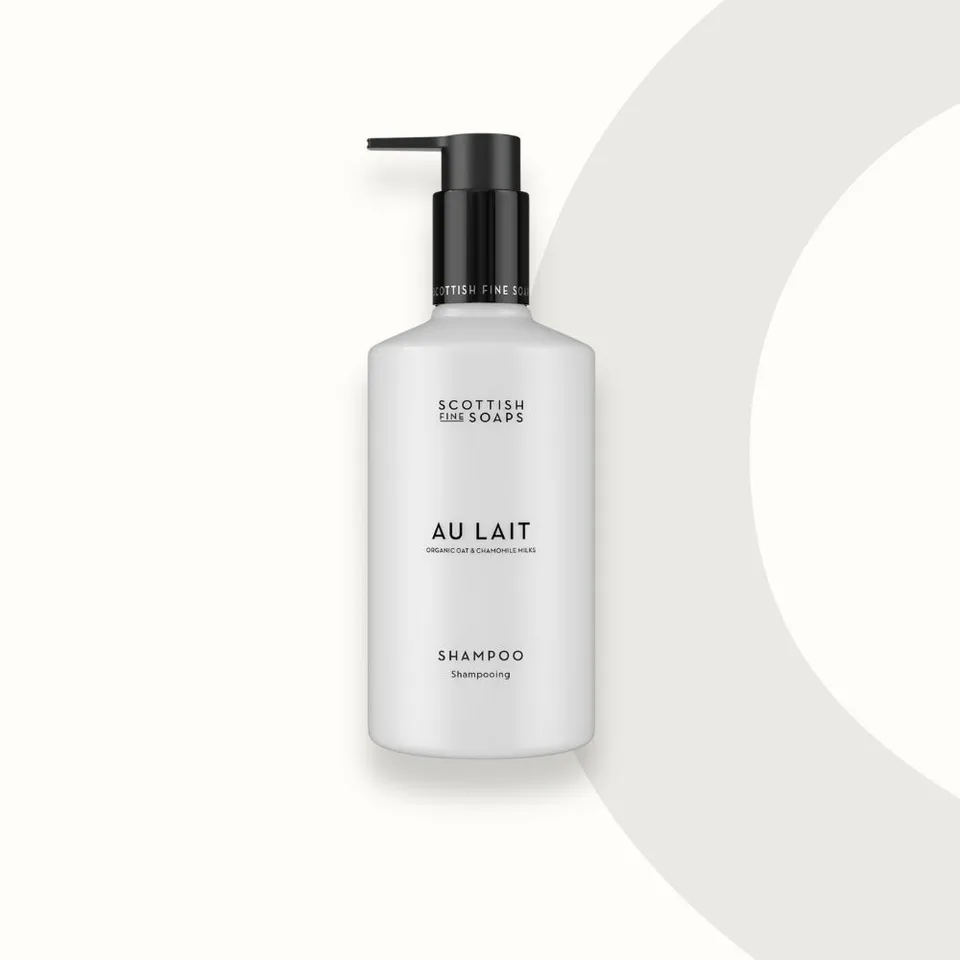 Scottish Fine Soaps Au Lait szampon do włosów 300 ml mleczny