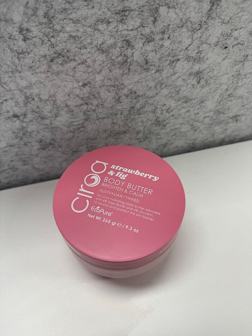 Ciroa Strawberry & Fig masło do ciała 265 g rozświetlające