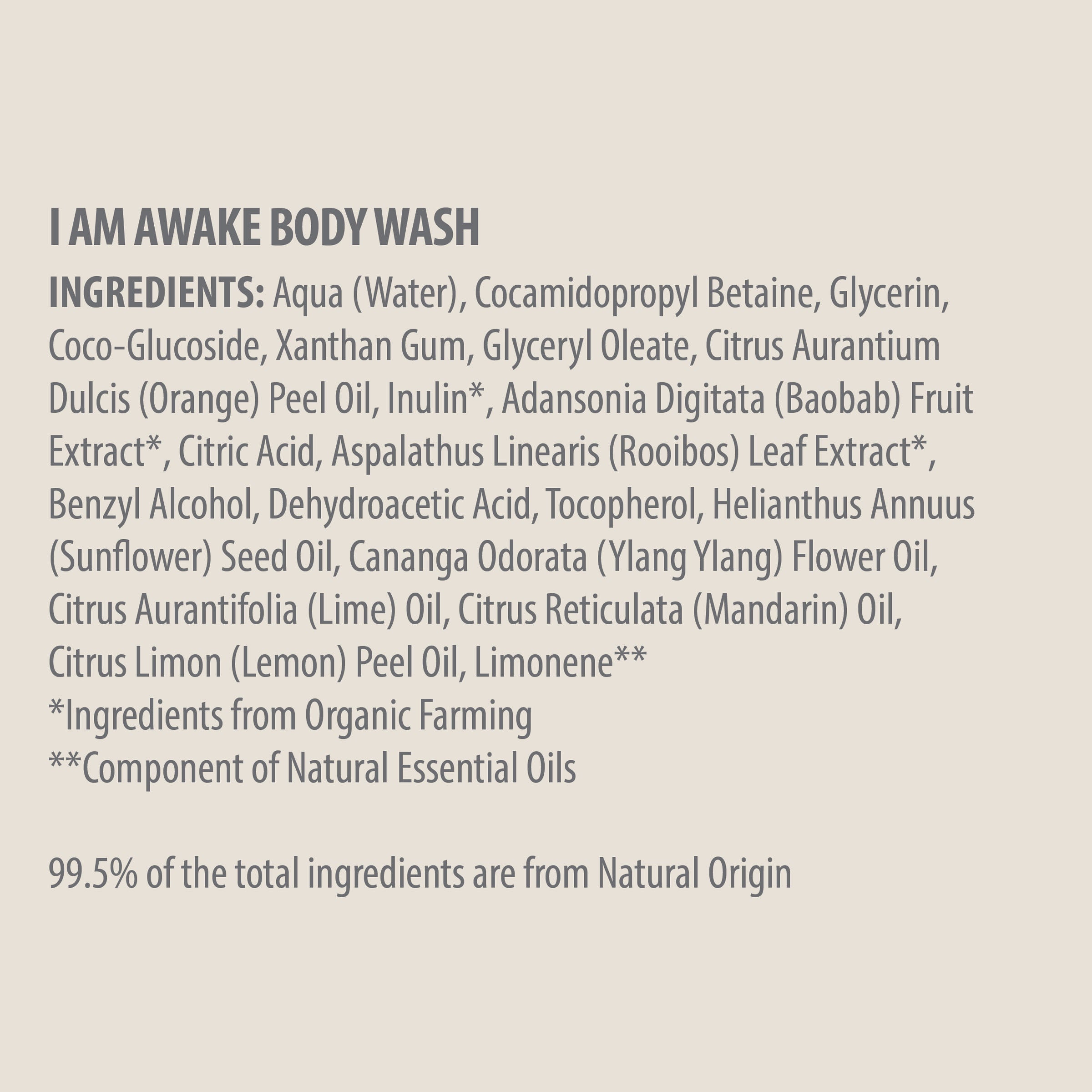 Pure Beginnings I Am Awake żel 500ml cytrusowy