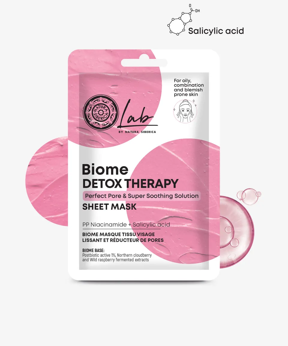 Taiga Siberica Detox Therapy maseczka w płachcie detoksykująca