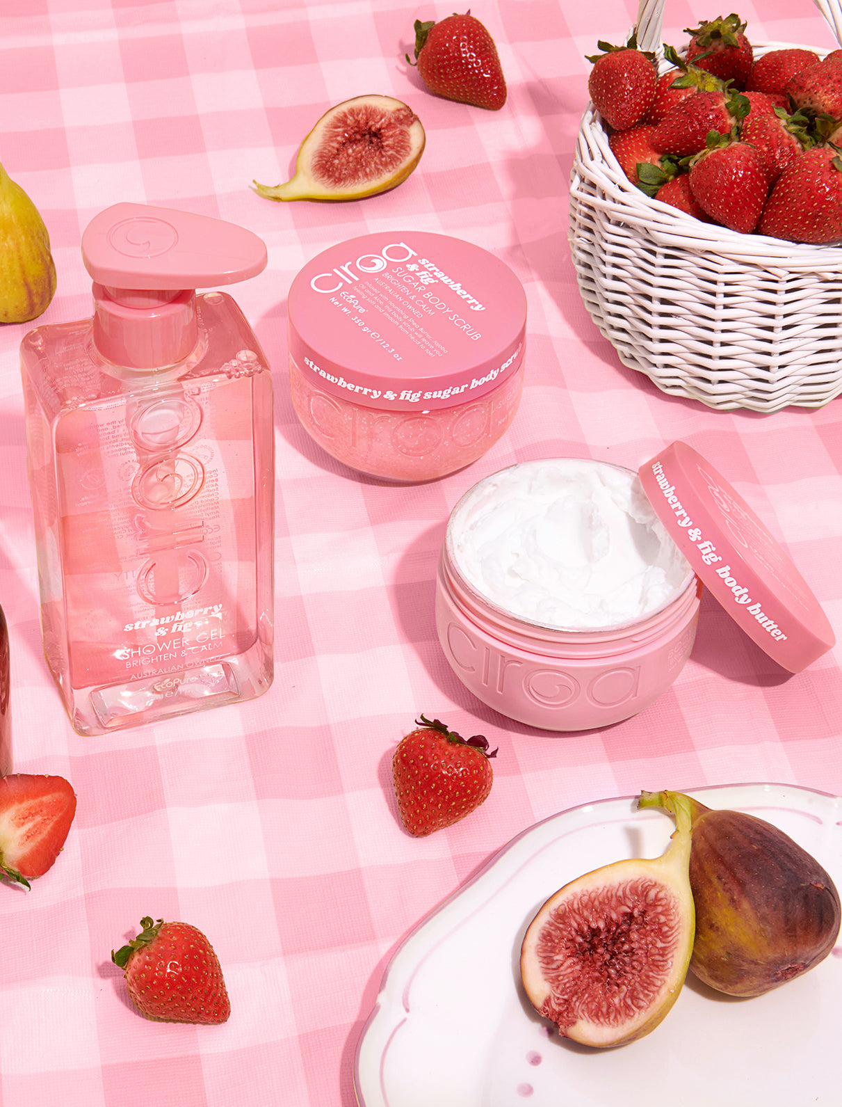 Ciroa Strawberry & Fig żel pod prysznic 500 ml truskawka-figa