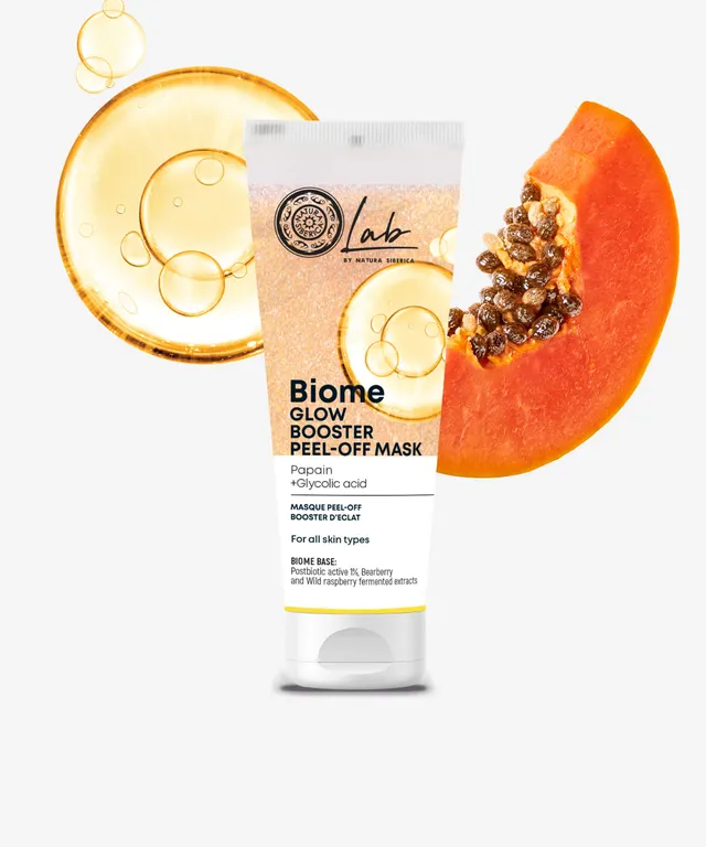 Taiga Siberica Glow Booster maseczka do twarzy peel-off rozświetla