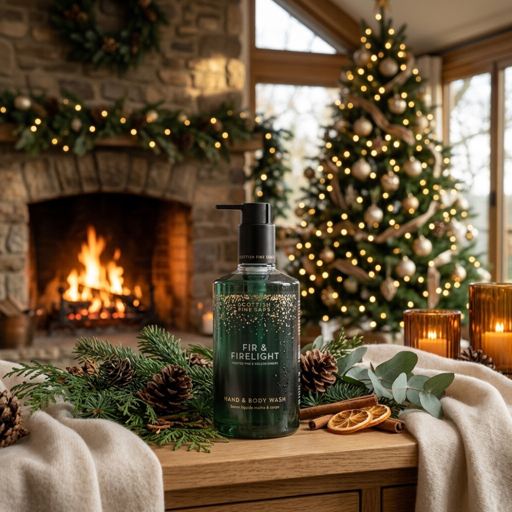 Scottish Fine Soaps Fir & Firelight żel 300 ml leśny