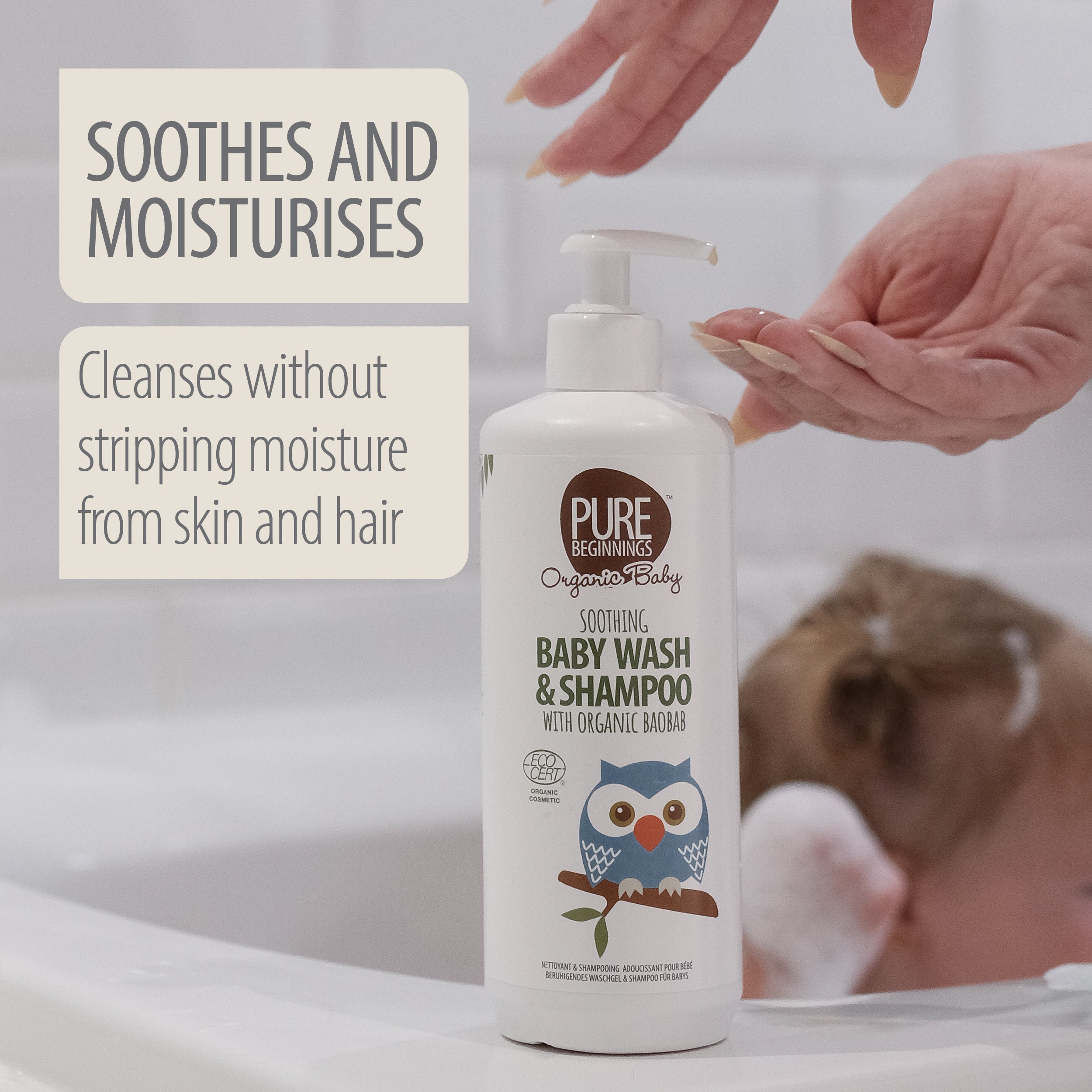 Pure Beginnings Baby Wash & Shampoo żel do kąpieli 250 ml baobab