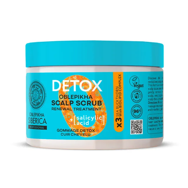 Taiga Siberica Detox Oblepikha peeling do skóry głowy rokitnikowy
