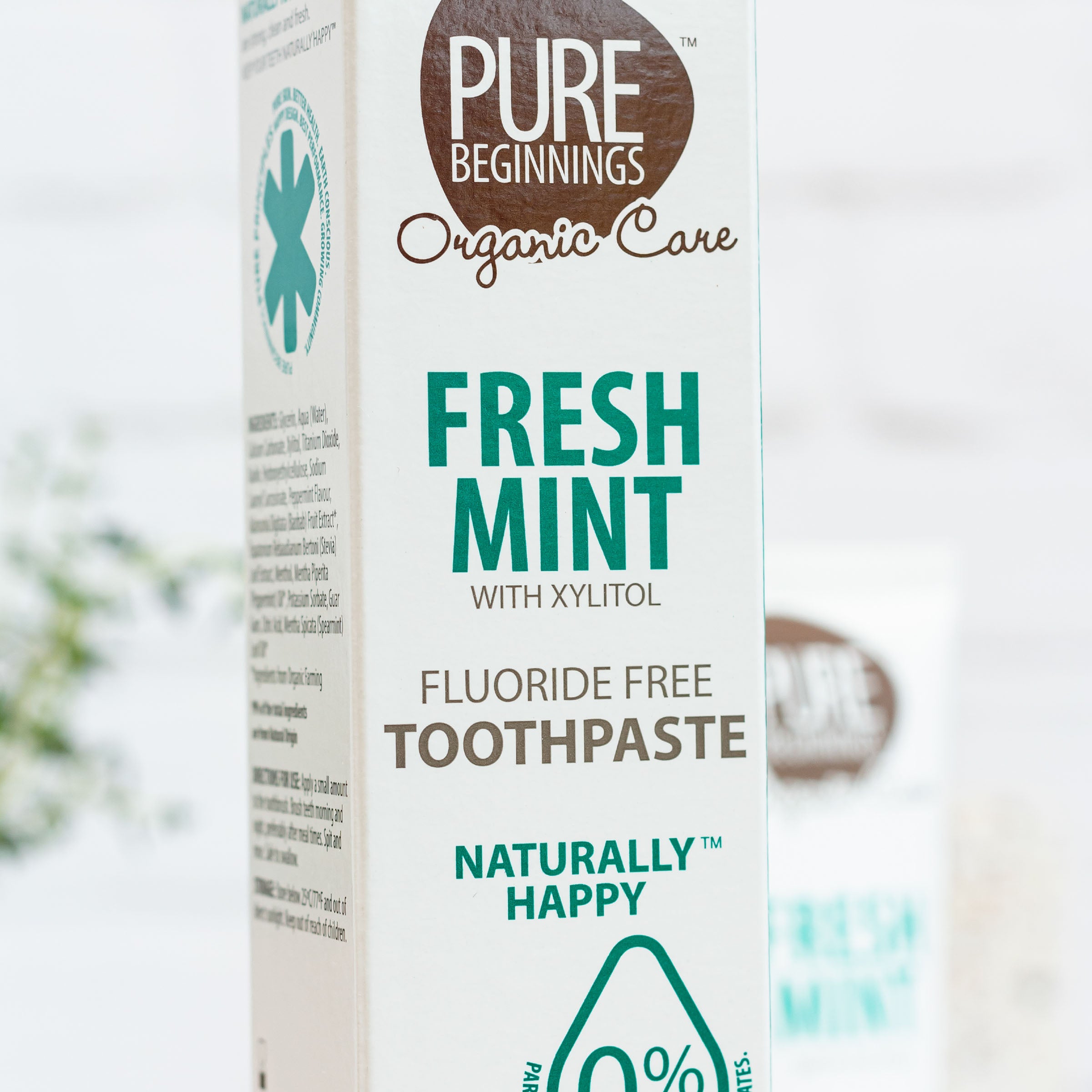 Pure Beginnings Fresh Mint pasta do zębów 100 ml bez fluoru
