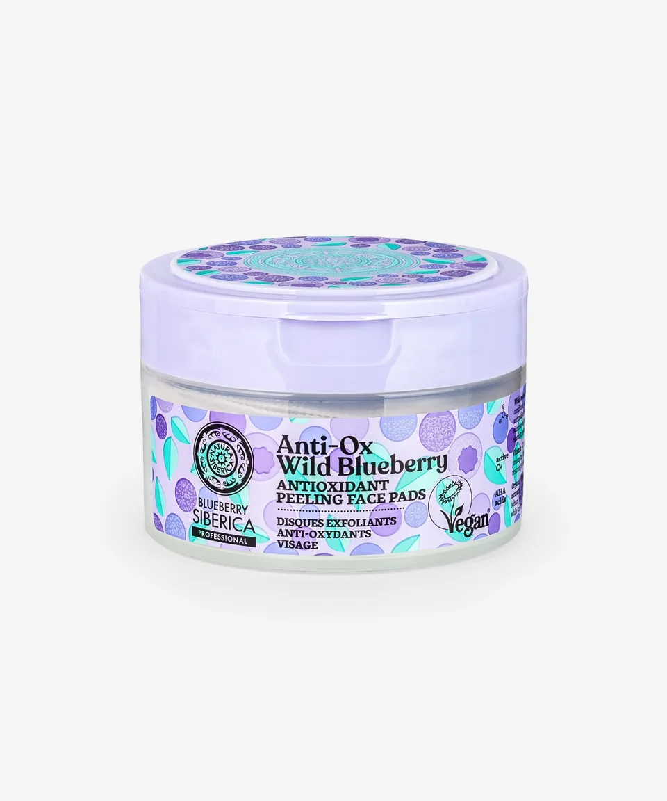 Taiga Siberica Antioxidant Peeling Face Pads płatki wygładzające