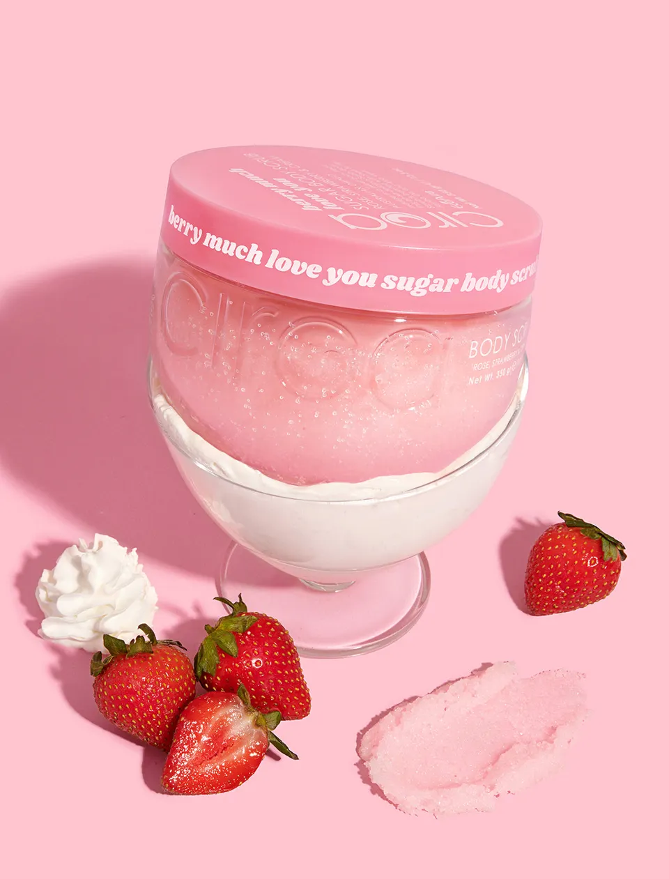 Ciroa Berry Much Love You mini peeling do ciała truskawkowy