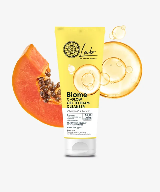 Taiga Siberica C-Glow Gel To Foam żel do twarzy rozświetlający