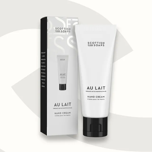 Scottish Fine Soaps Au Lait krem do rąk 75 ml z masłem shea