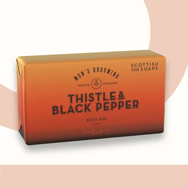 Scottish Fine Soaps Thistle Black Pepper mydło 220 g pikantne