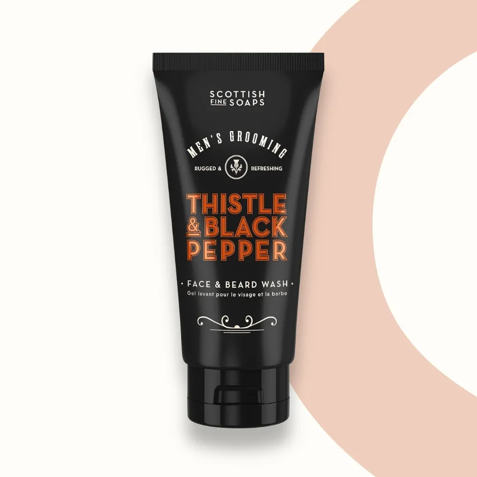 Scottish Fine Soaps Thistle & Black Pepper żel do twarzy i brody 150 ml
