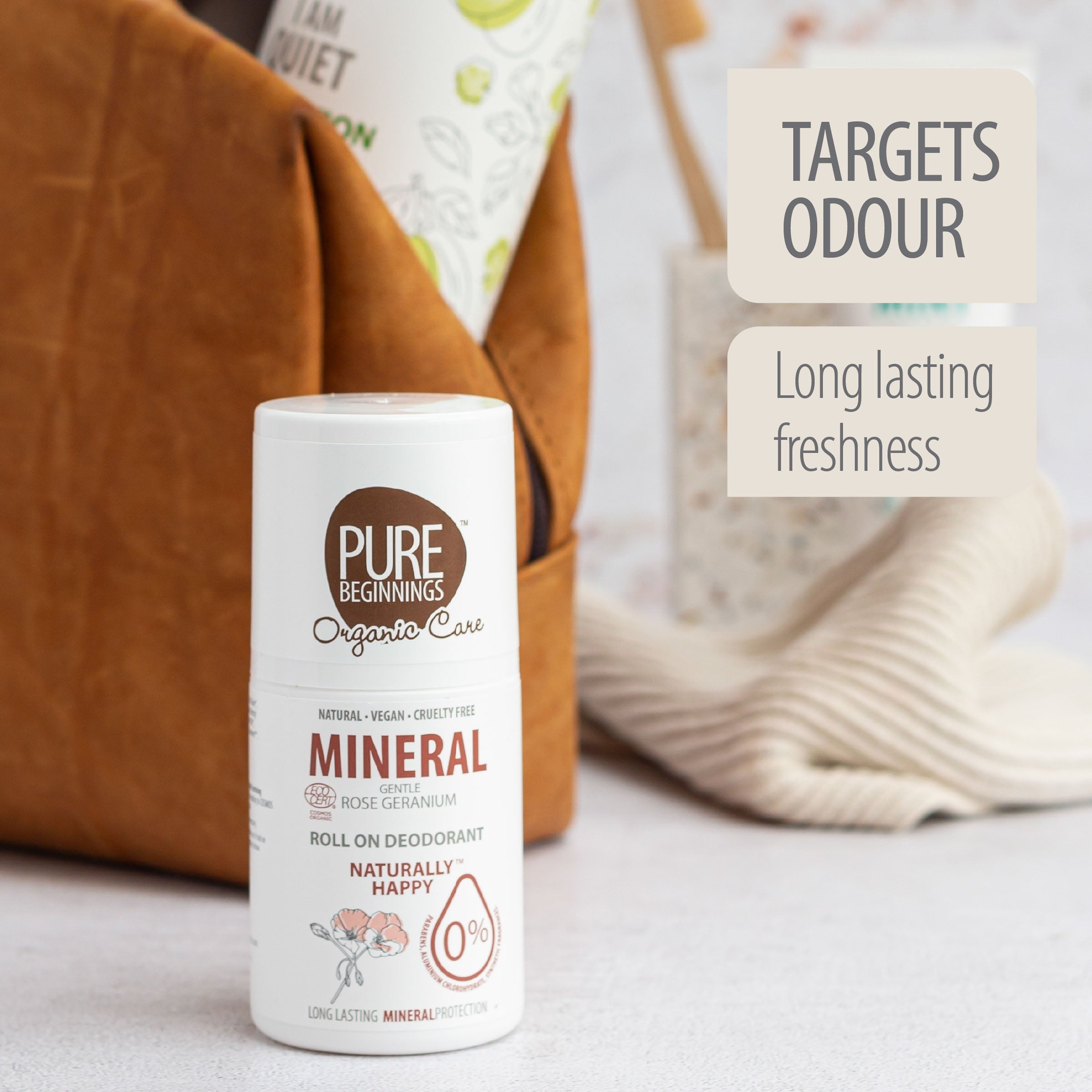 Pure Beginnings Mineral dezodorant 75 ml geranium lawenda