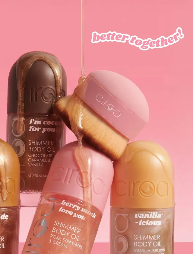 Ciroa Berry Much Love You Shimmer Duo zestaw z pędzlem