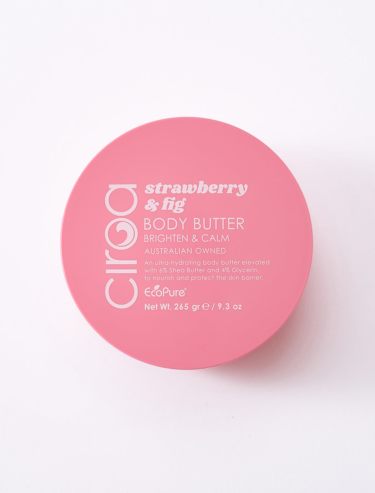 Ciroa Strawberry & Fig masło do ciała 265 g rozświetlające