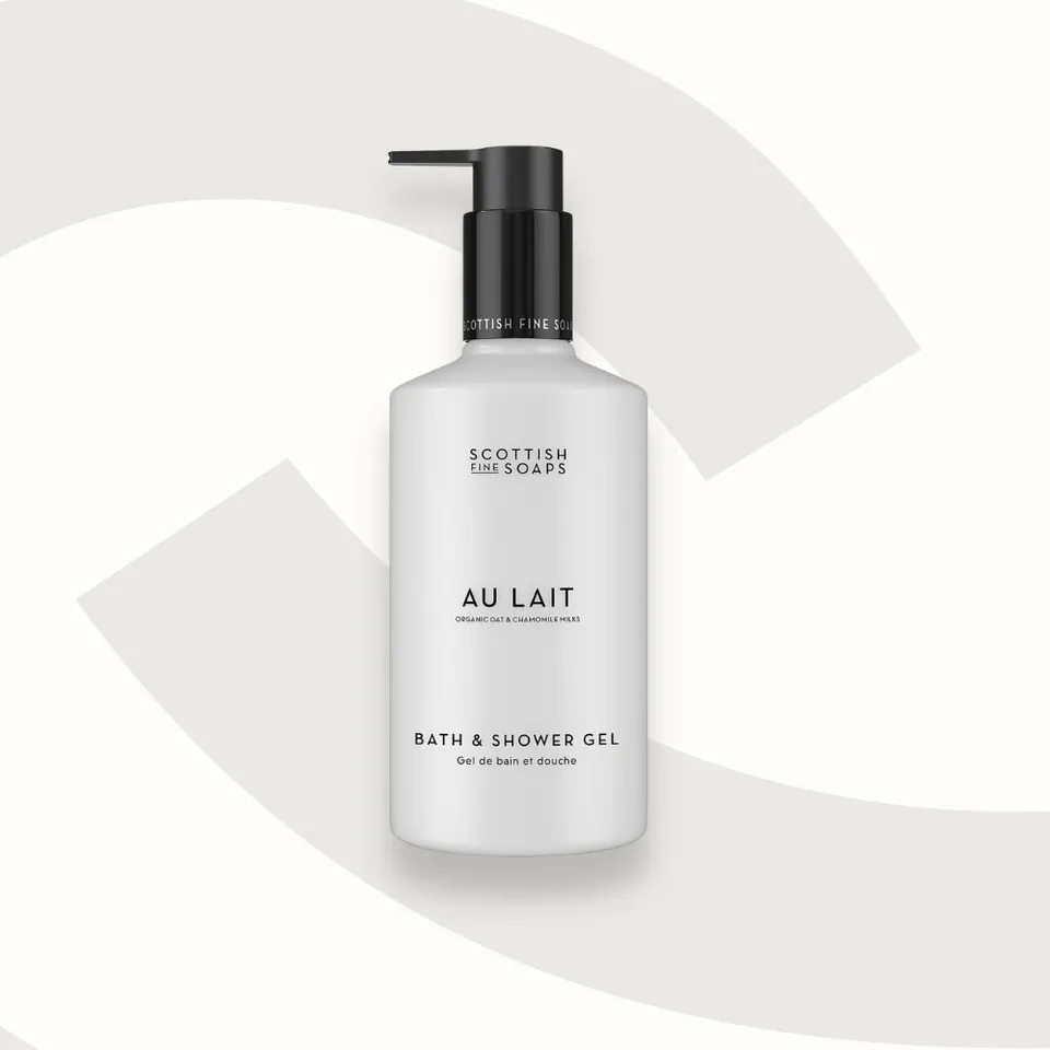 Scottish Fine Soaps Au Lait żel do kąpieli 300 ml mleczny
