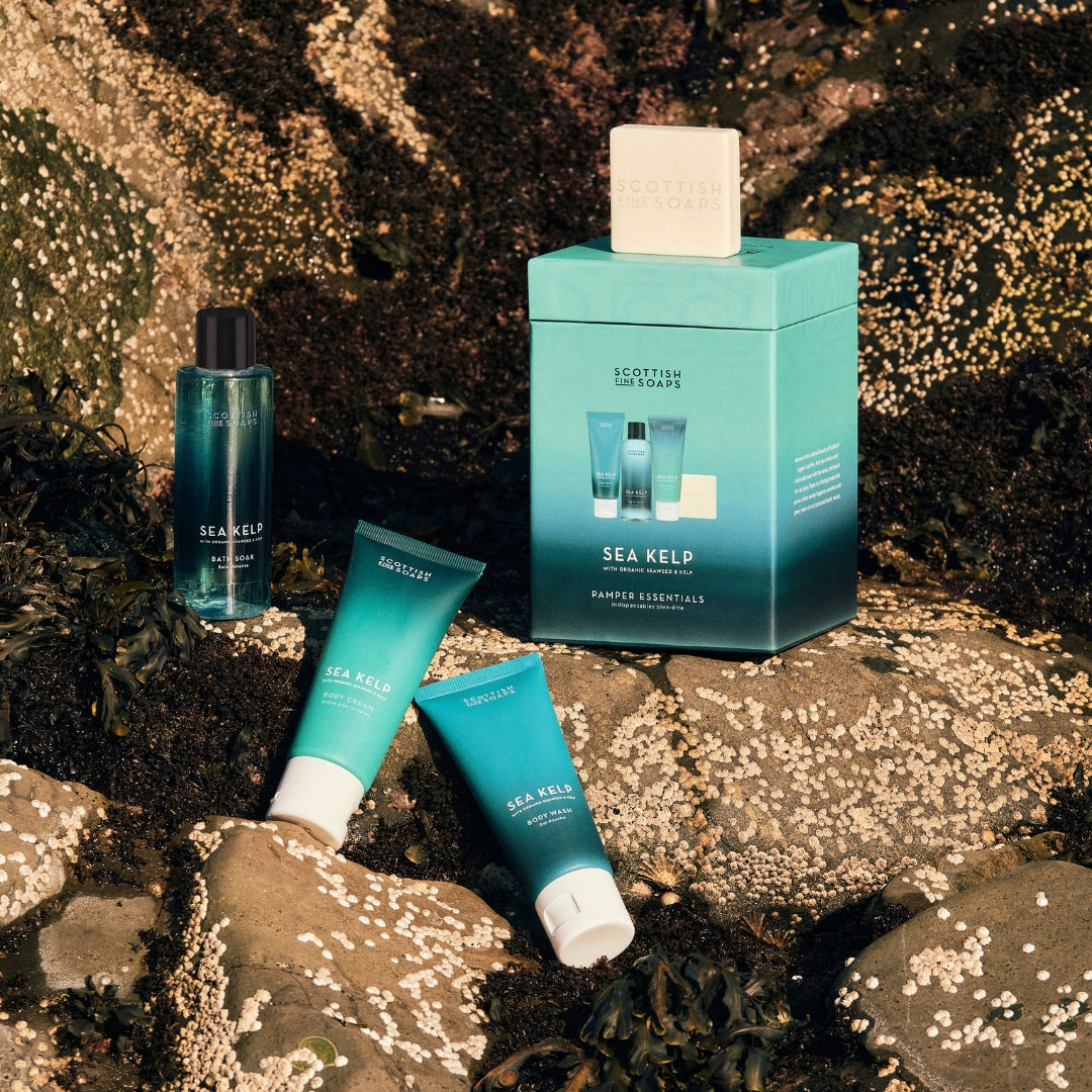 Scottish Fine Soaps Sea Kelp Pamper Essentials zestaw 4 szt morski