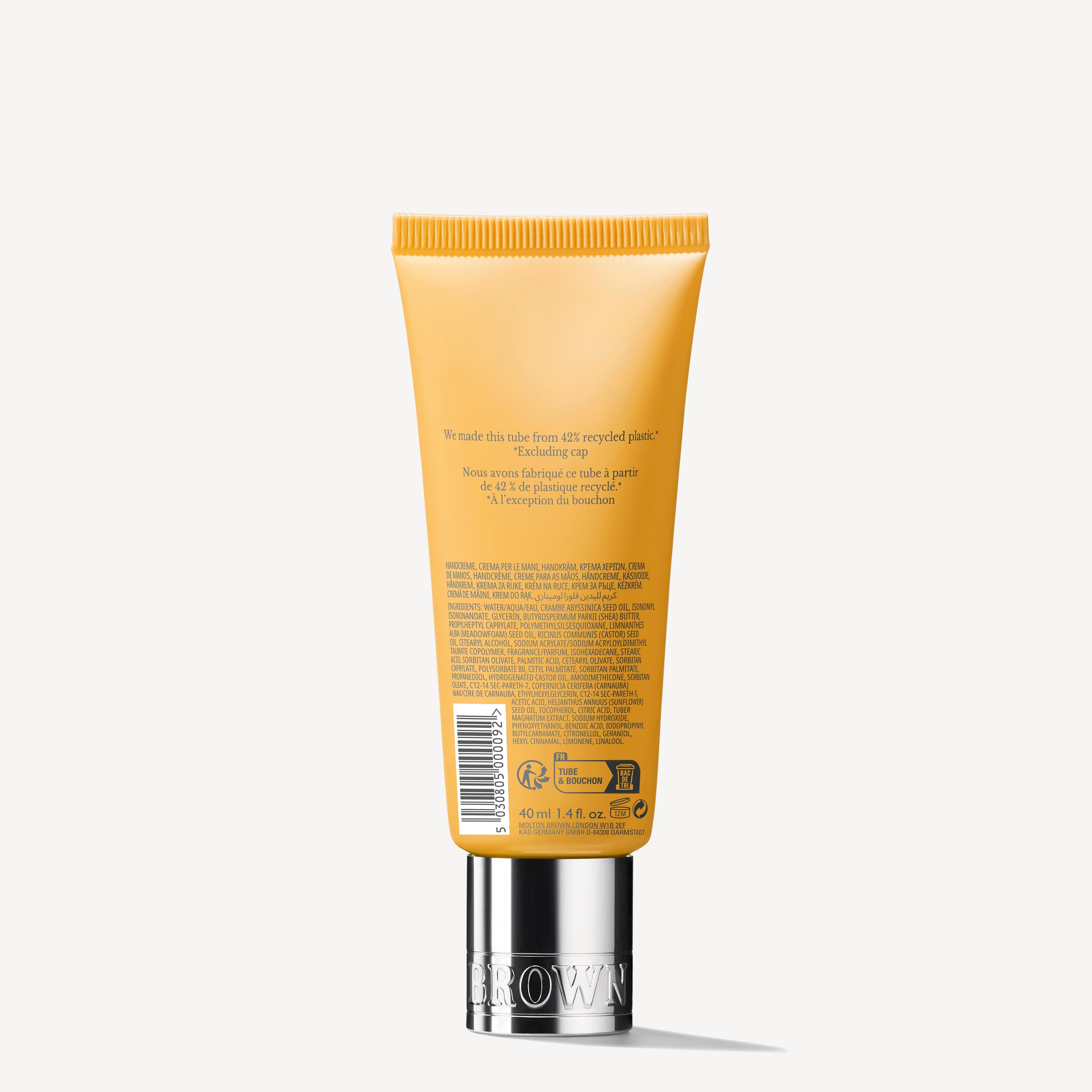 Molton Brown Flora Luminare krem do rąk 40 ml kwiat pomarańczy