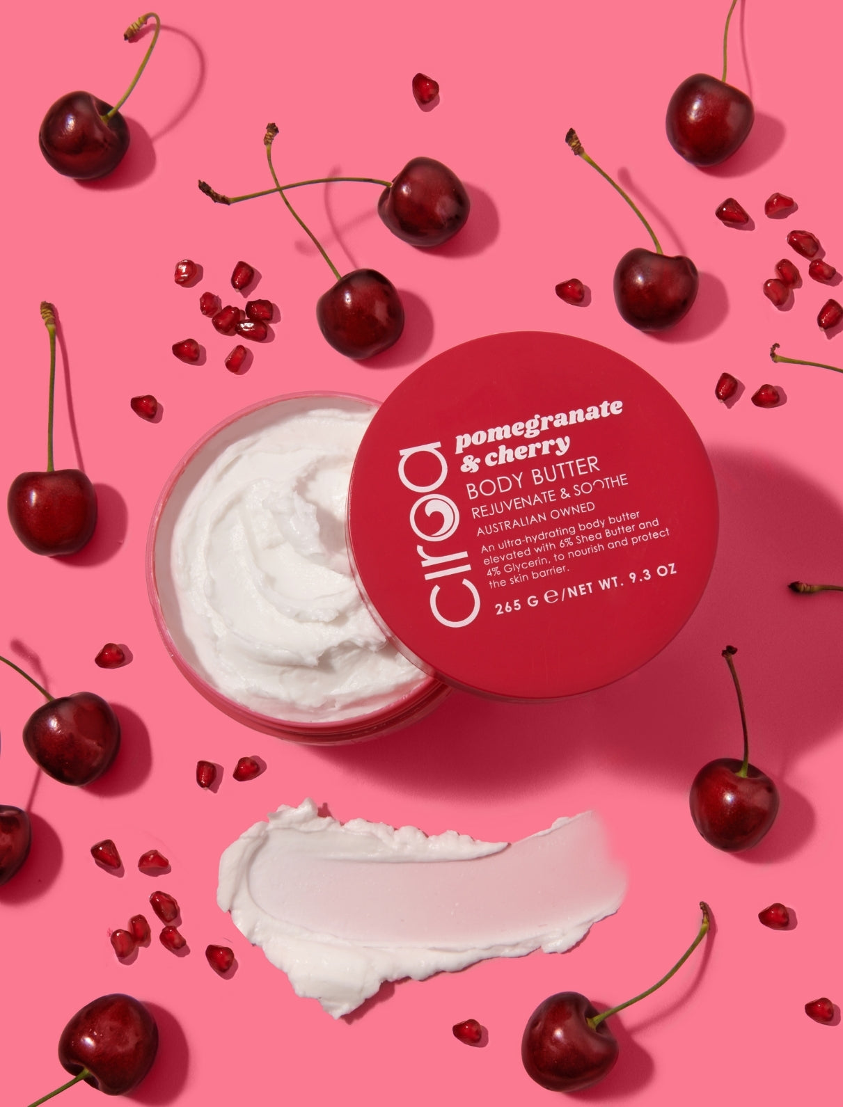 Ciroa Pomegranate & Cherry masło do ciała 265 g owocowe