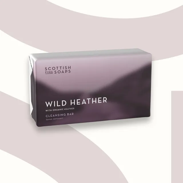 Scottish Fine Soaps Wild Heather kostka 220 g wrzosowa