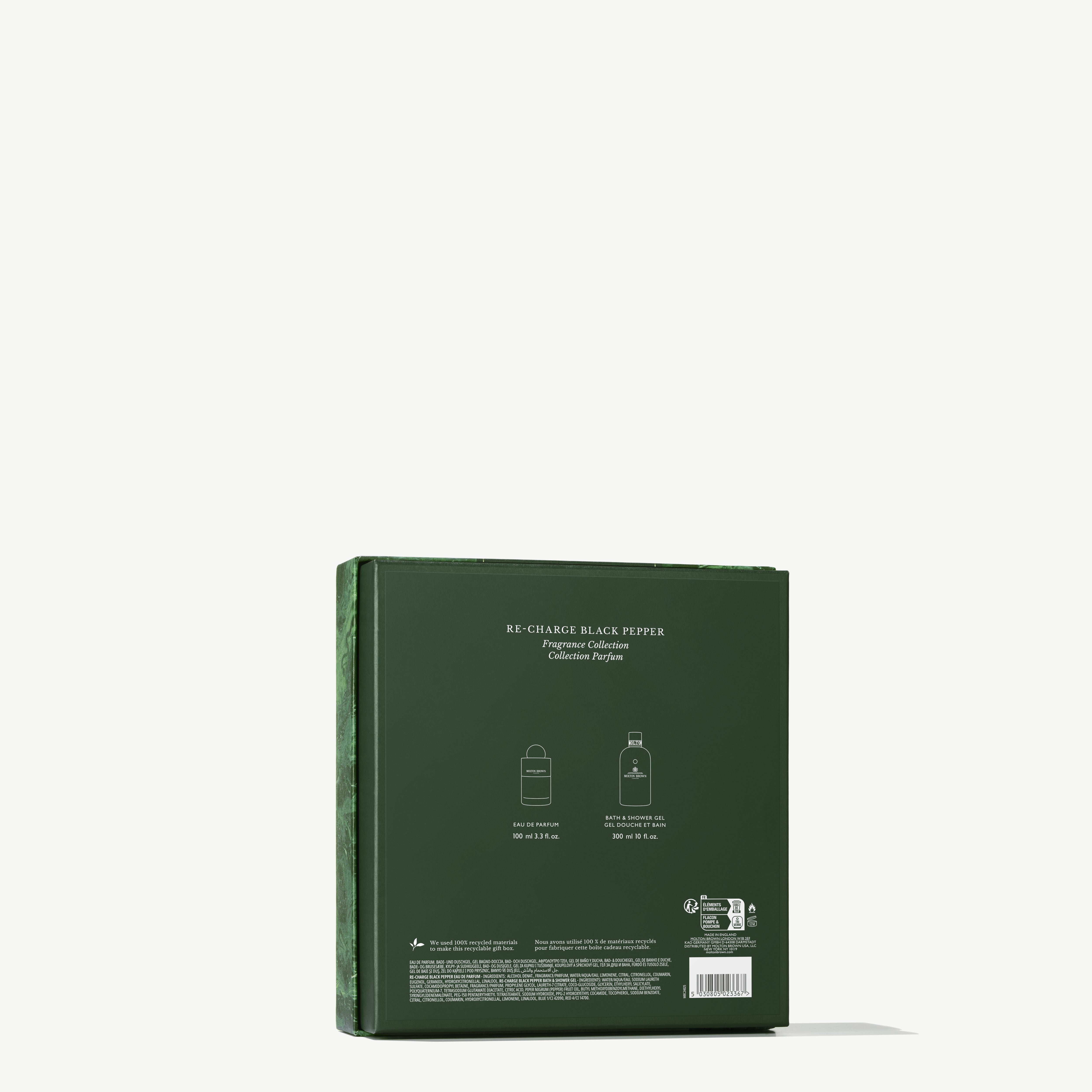 Molton Brown Re-Charge Black Pepper zestaw perfum 100+300 ml drzewny