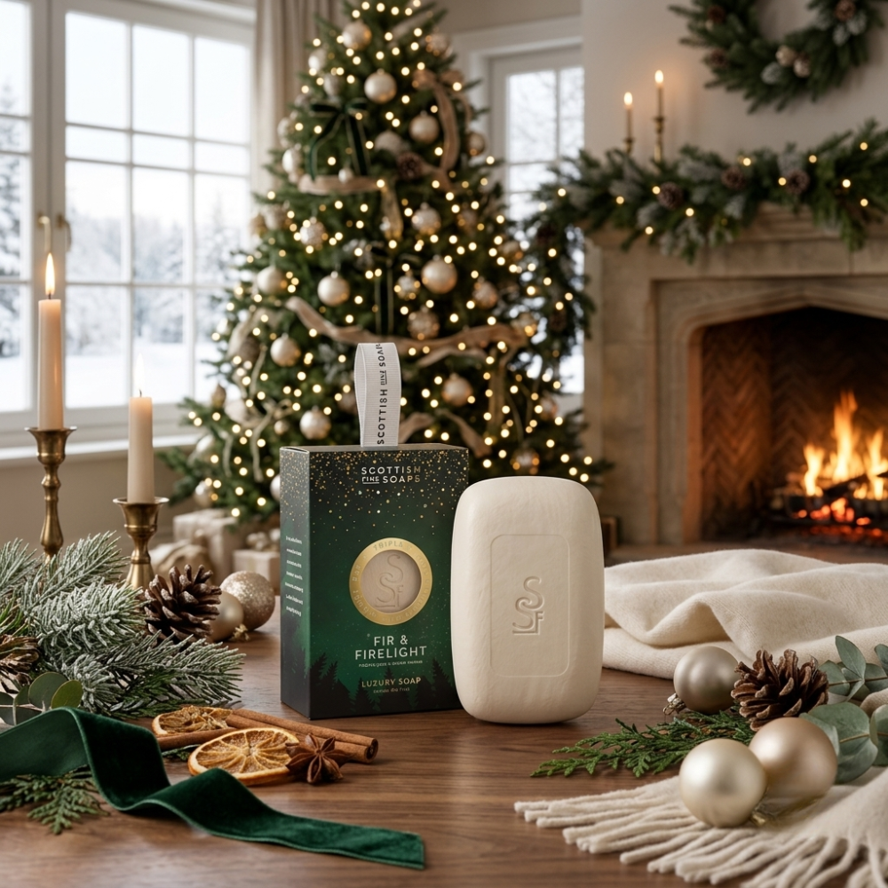 Scottish Fine Soaps Fir Firelight mydło 150 g leśne
