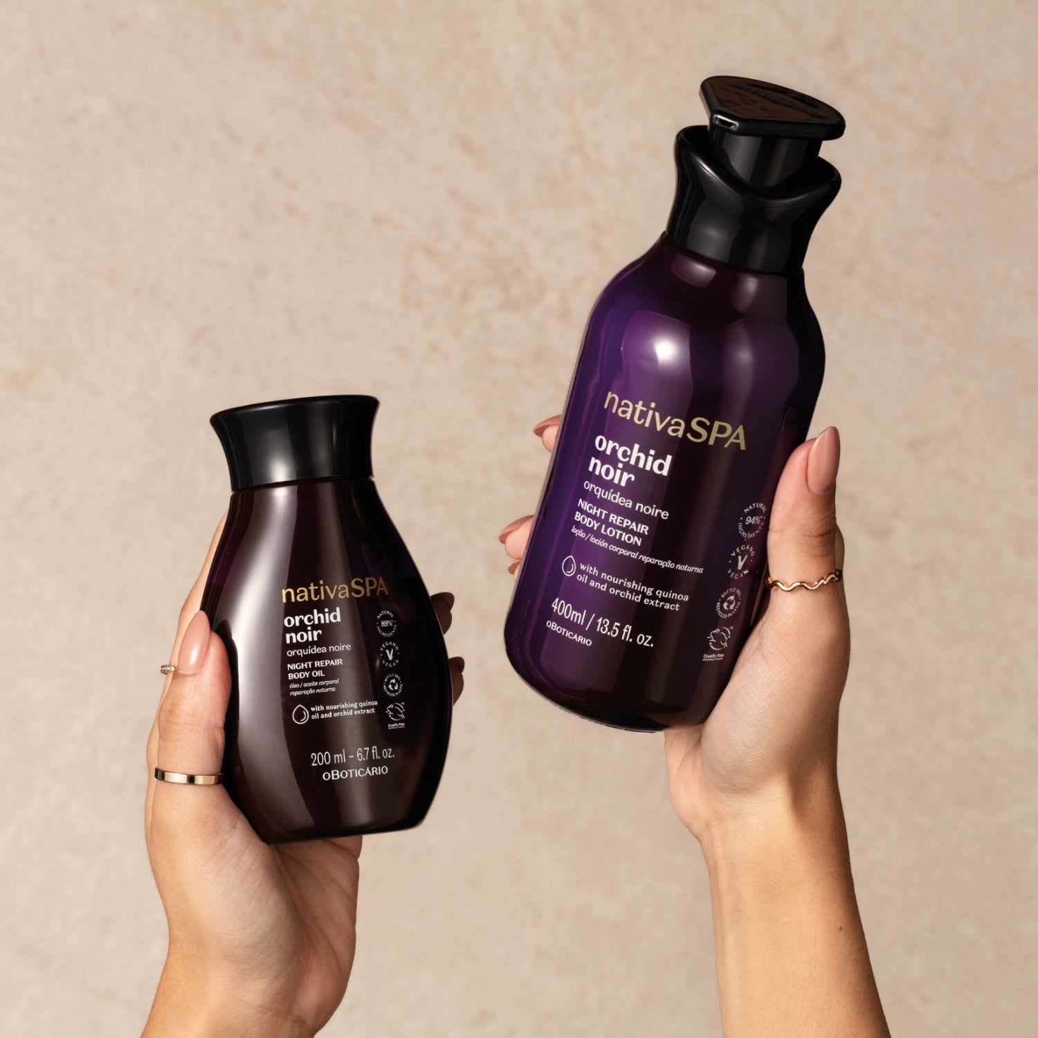 Nativa SPA Orchid Noir balsam do ciała odżywczy na noc