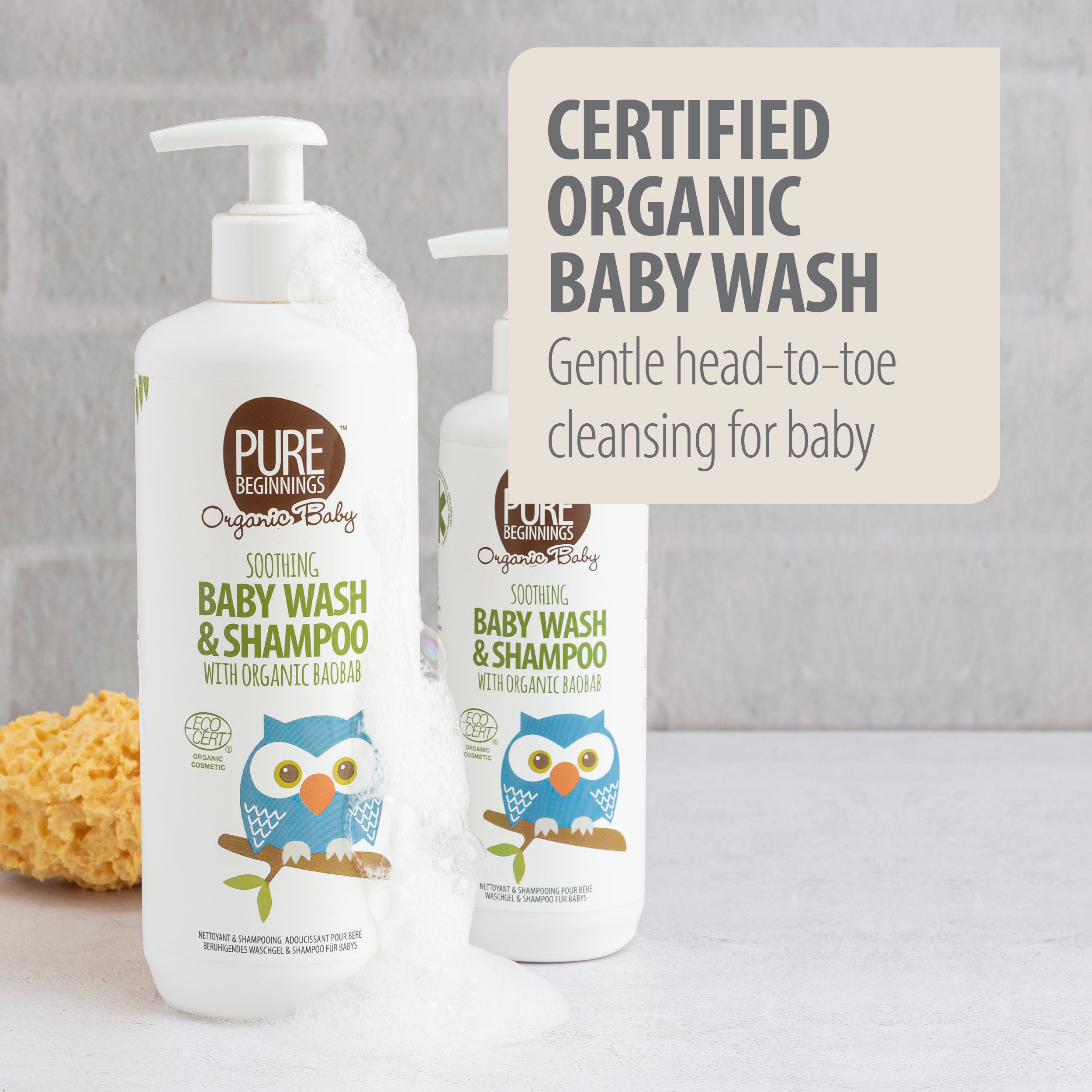 Pure Beginnings Baby Wash & Shampoo żel do kąpieli 250 ml baobab