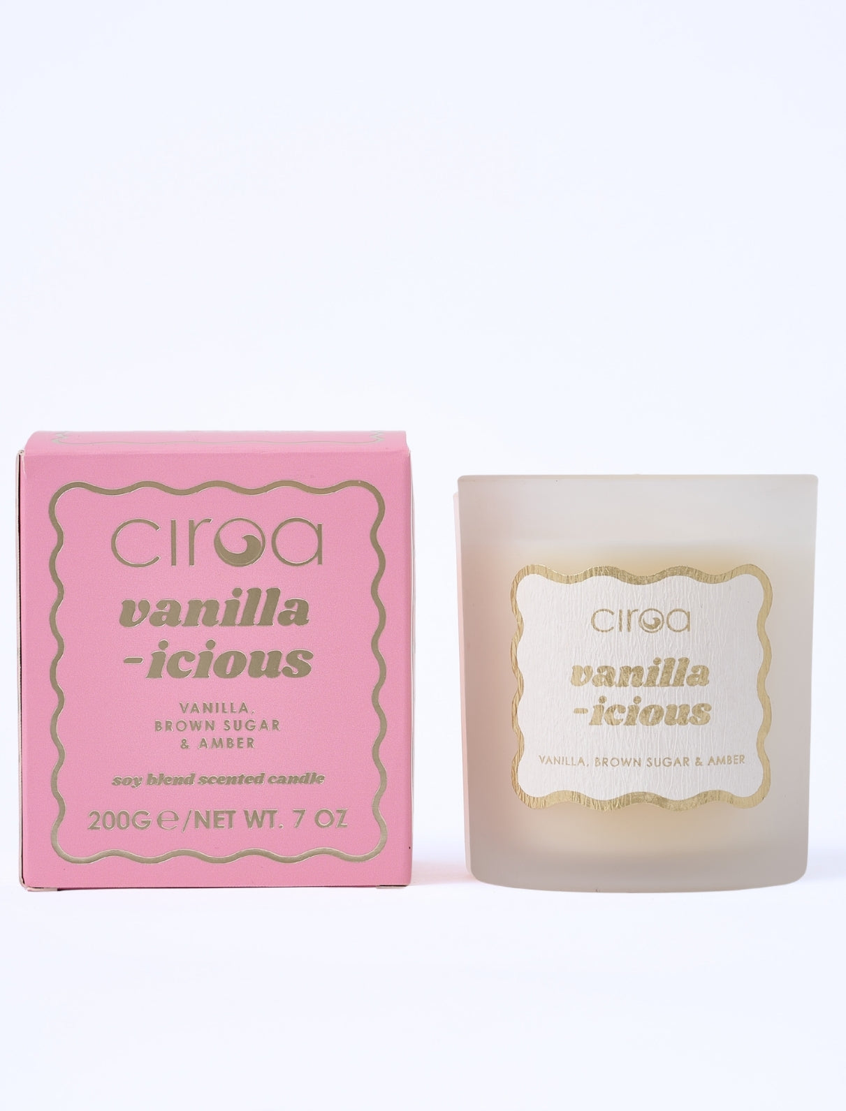 Ciroa Vanilla-icious świeca zapachowa 200 g wanilia