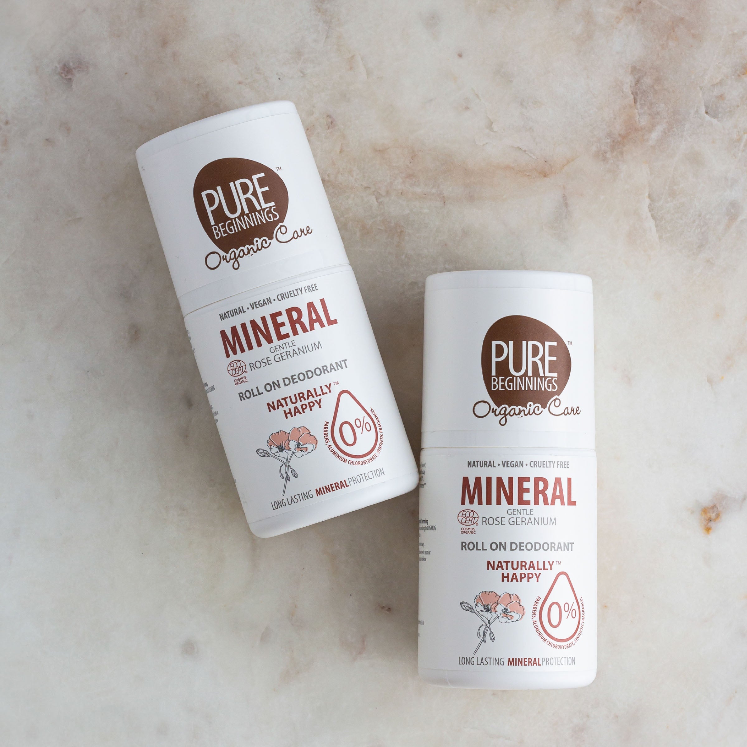 Pure Beginnings Mineral dezodorant 75 ml geranium lawenda
