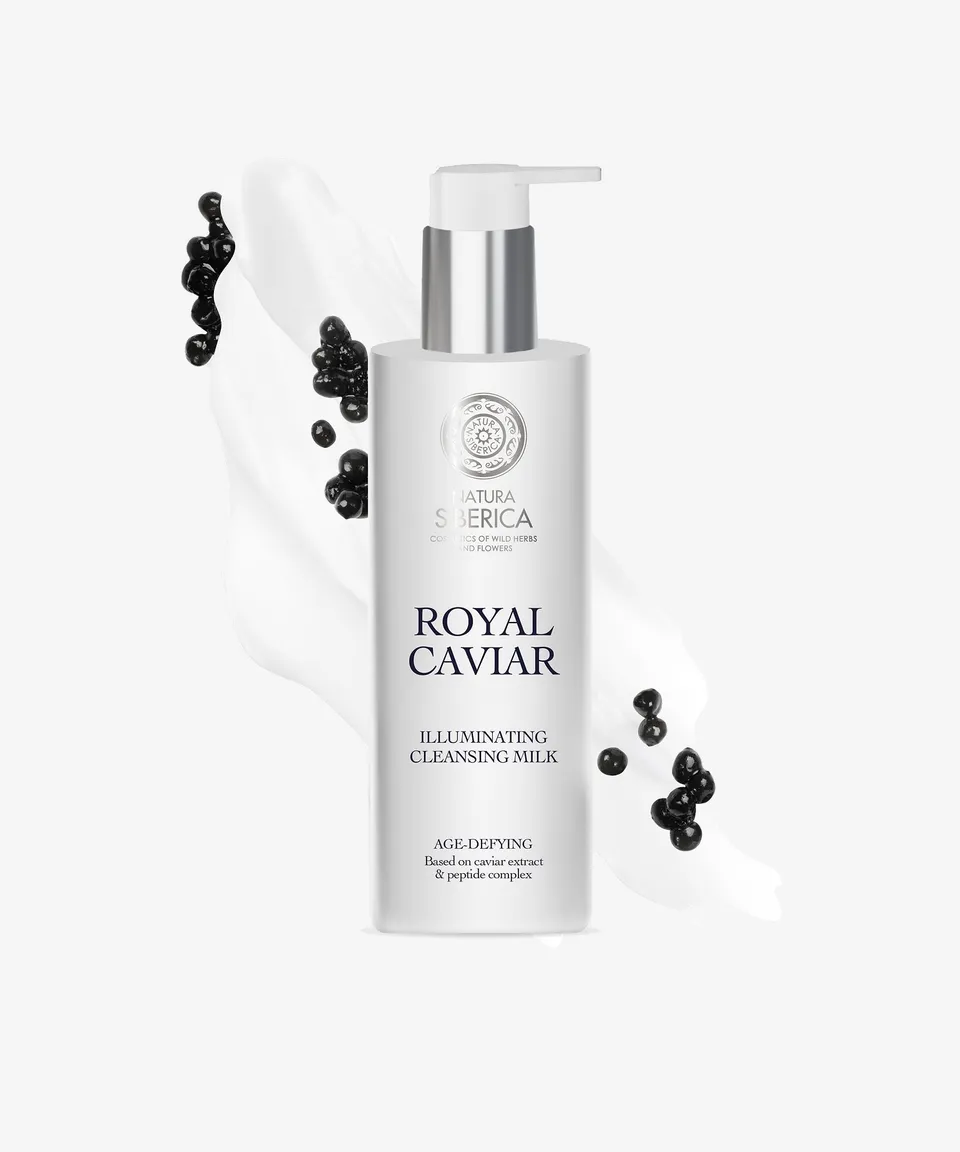 Taiga Siberica Royal Caviar mleczko do demakijażu rozświetlające