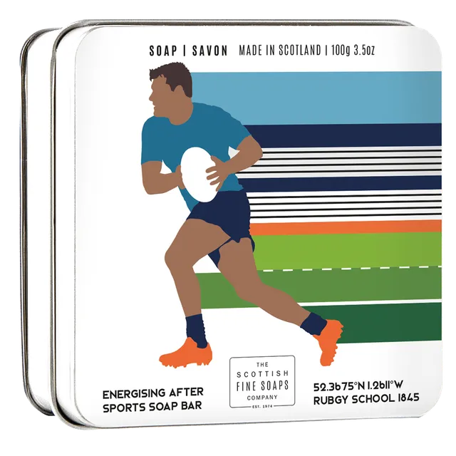 Scottish Fine Soaps Rugby mydło w puszce 100g magnezowe
