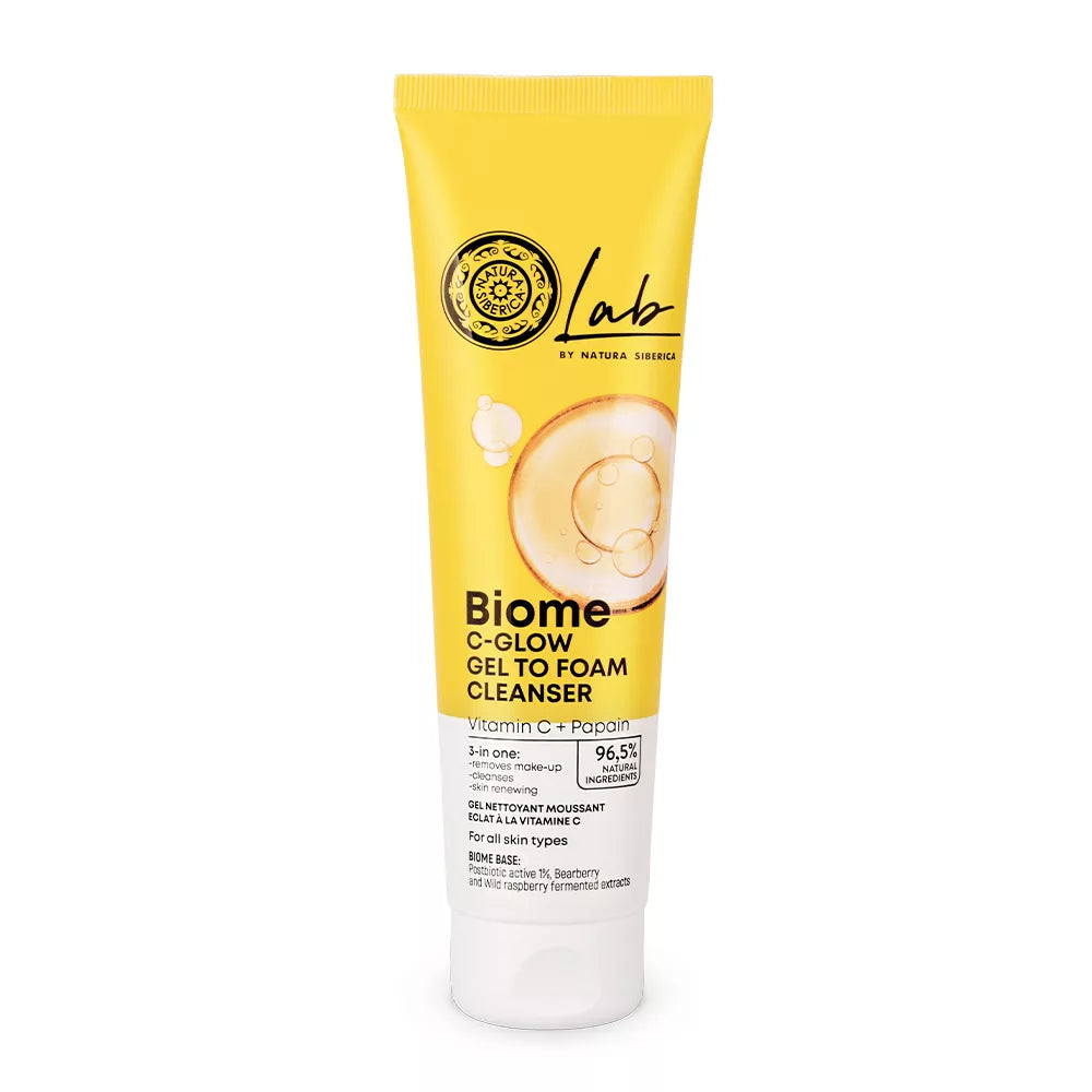 Taiga Siberica C-Glow Gel To Foam żel do twarzy rozświetlający