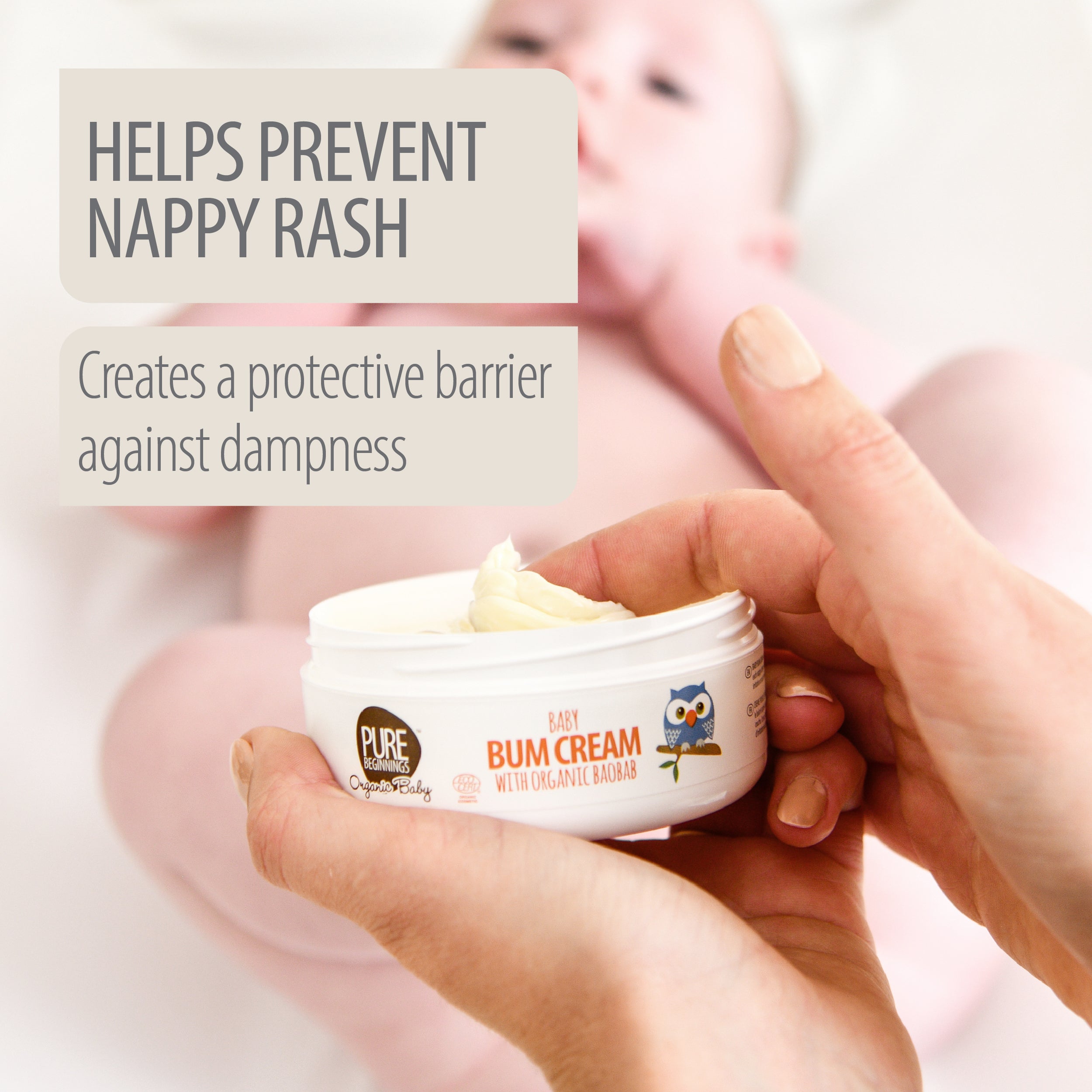 Pure Beginnings Baby Bum Cream krem 50ml pod pieluszkę