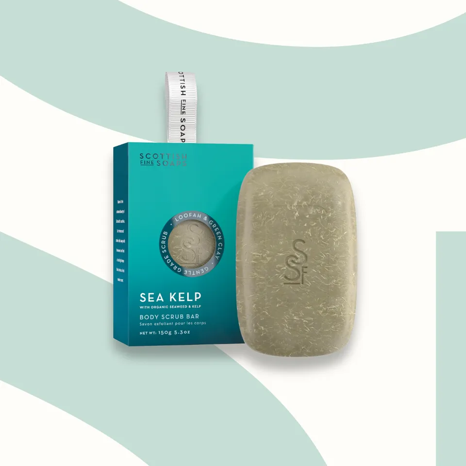 Scottish Fine Soaps Sea Kelp peeling w kostce 150 g