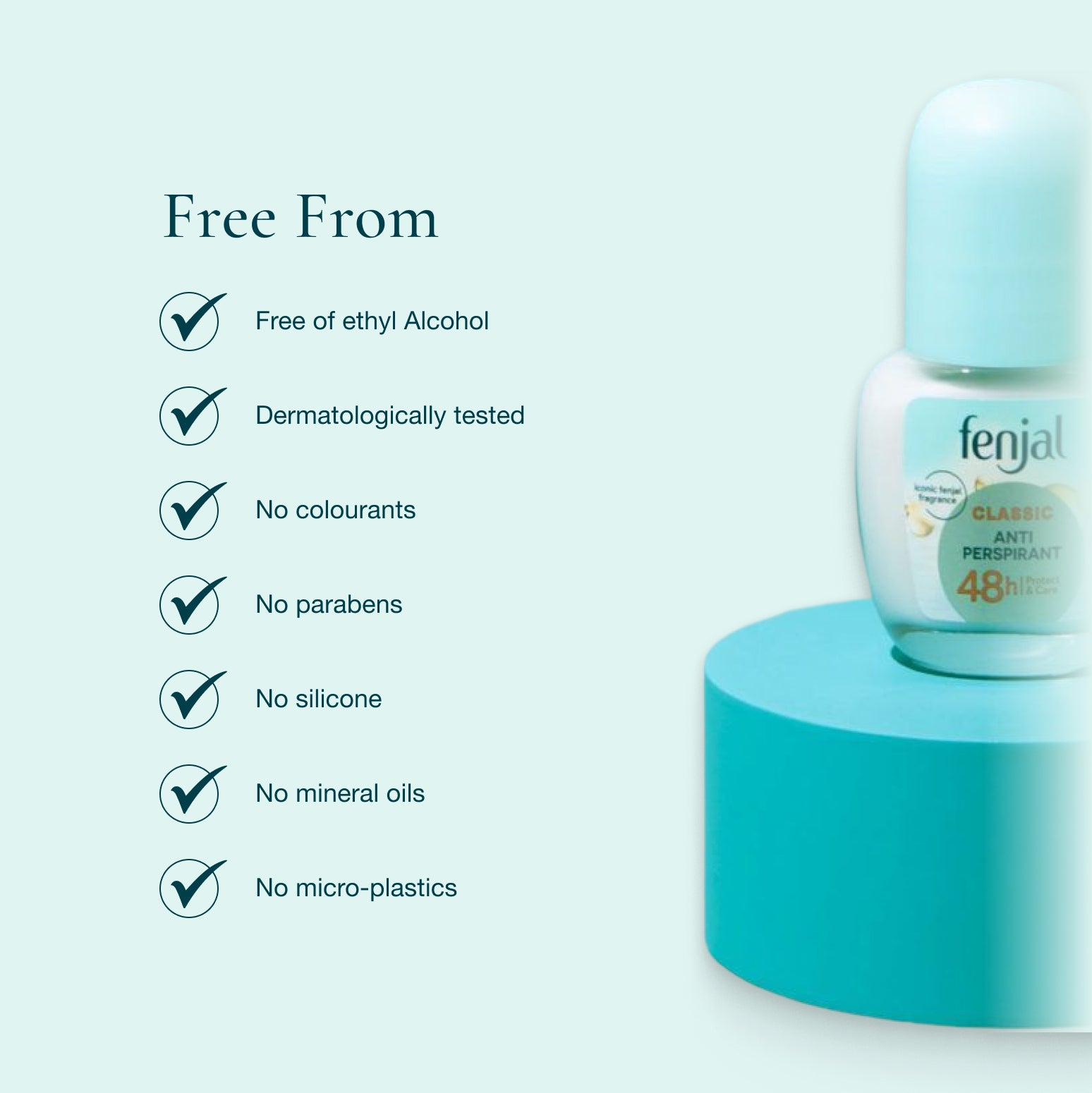 Fenjal Classic antyperspirant roll-on 50 ml 48h