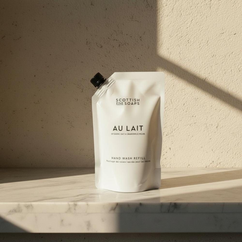 Scottish Fine Soaps Au Lait mydło do rąk zapas 1,2 l owsiane