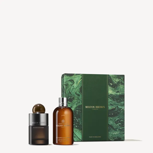 Molton Brown Re-Charge Black Pepper zestaw perfum 100+300 ml drzewny