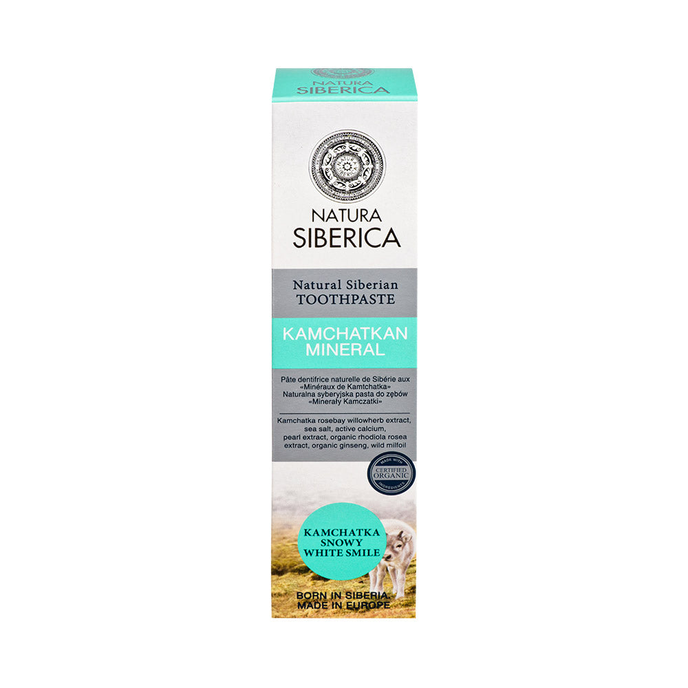 Taiga Siberica Kamchatkan Mineral pasta do zębów miętowa