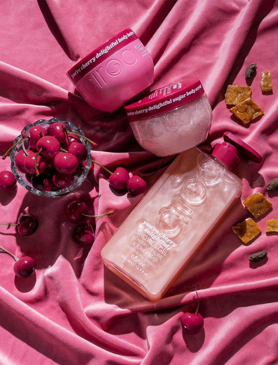 Ciroa You're Cherry Delightful zestaw wiśniowy 3-częściowy