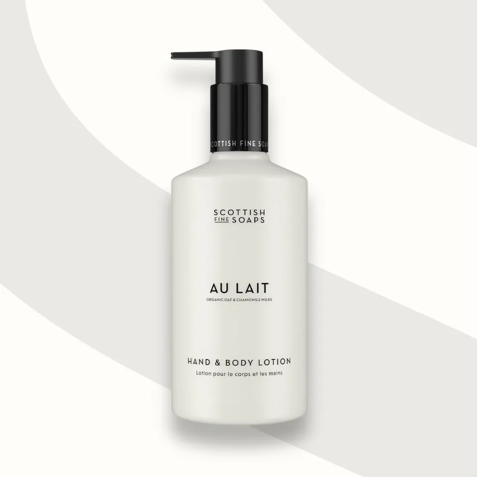 Scottish Fine Soaps Au Lait balsam do rąk i ciała 300 ml owsiany