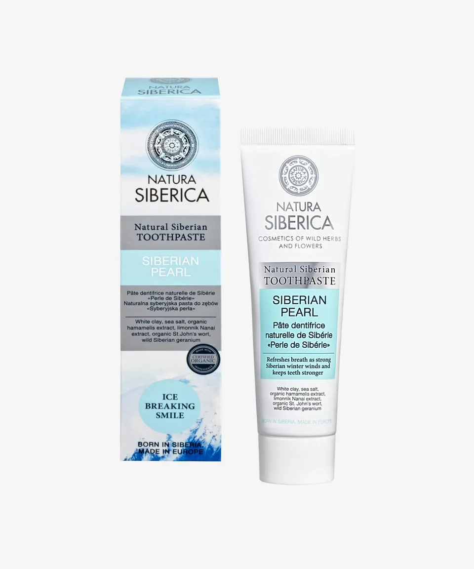 Taiga Siberica Siberian Pearl pasta do zębów mięta